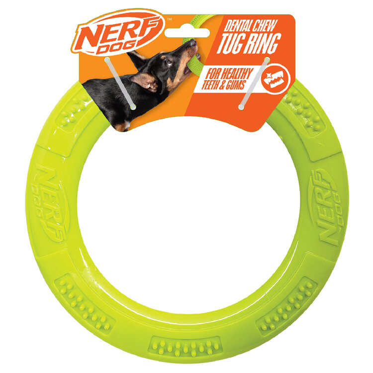 NERF DOG Hračka pro psy dentální tahadlo ve tvaru kruhu 23 cm