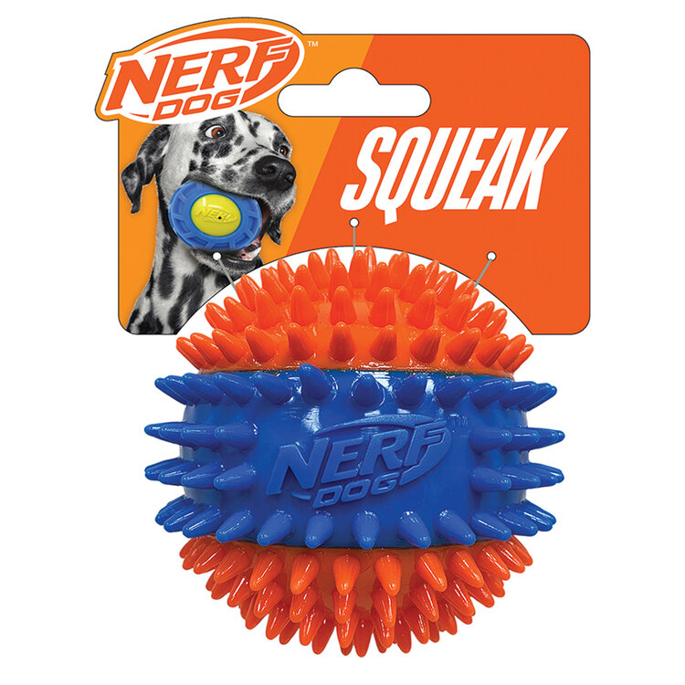NERF DOG Hračka pro psy pískací míček se spiky 6