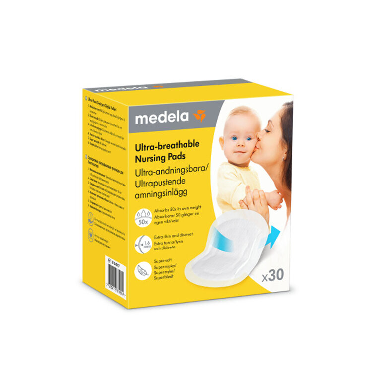 MEDELA Vložky prsní jednorázové ultra prodyšné 30 ks