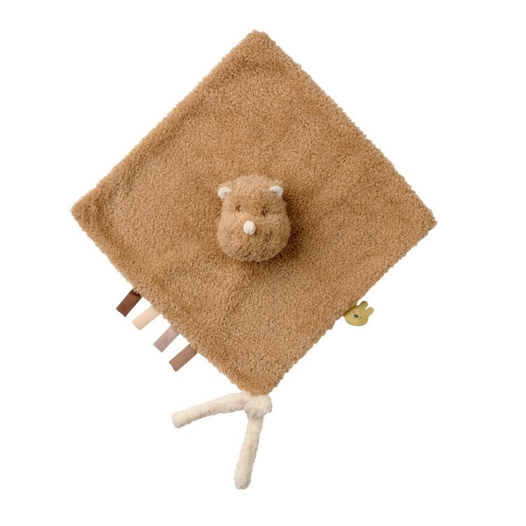 NATTOU Mazlíček plyšový Teddy nosorožec 28 x 28 cm