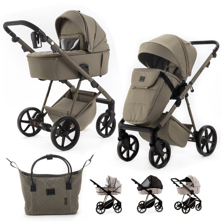 ADAMEX Kočárek kombinovaný Delta Natura Taupe