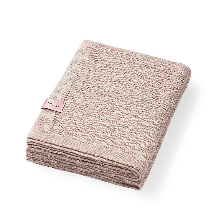 BABYONO Deka pletená bambusová Beige
