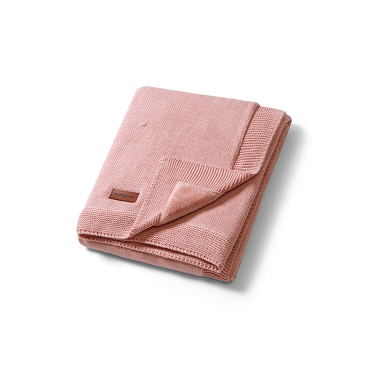 BABYONO Deka z přírodní bavlny 75 x 100 cm pink 0m+