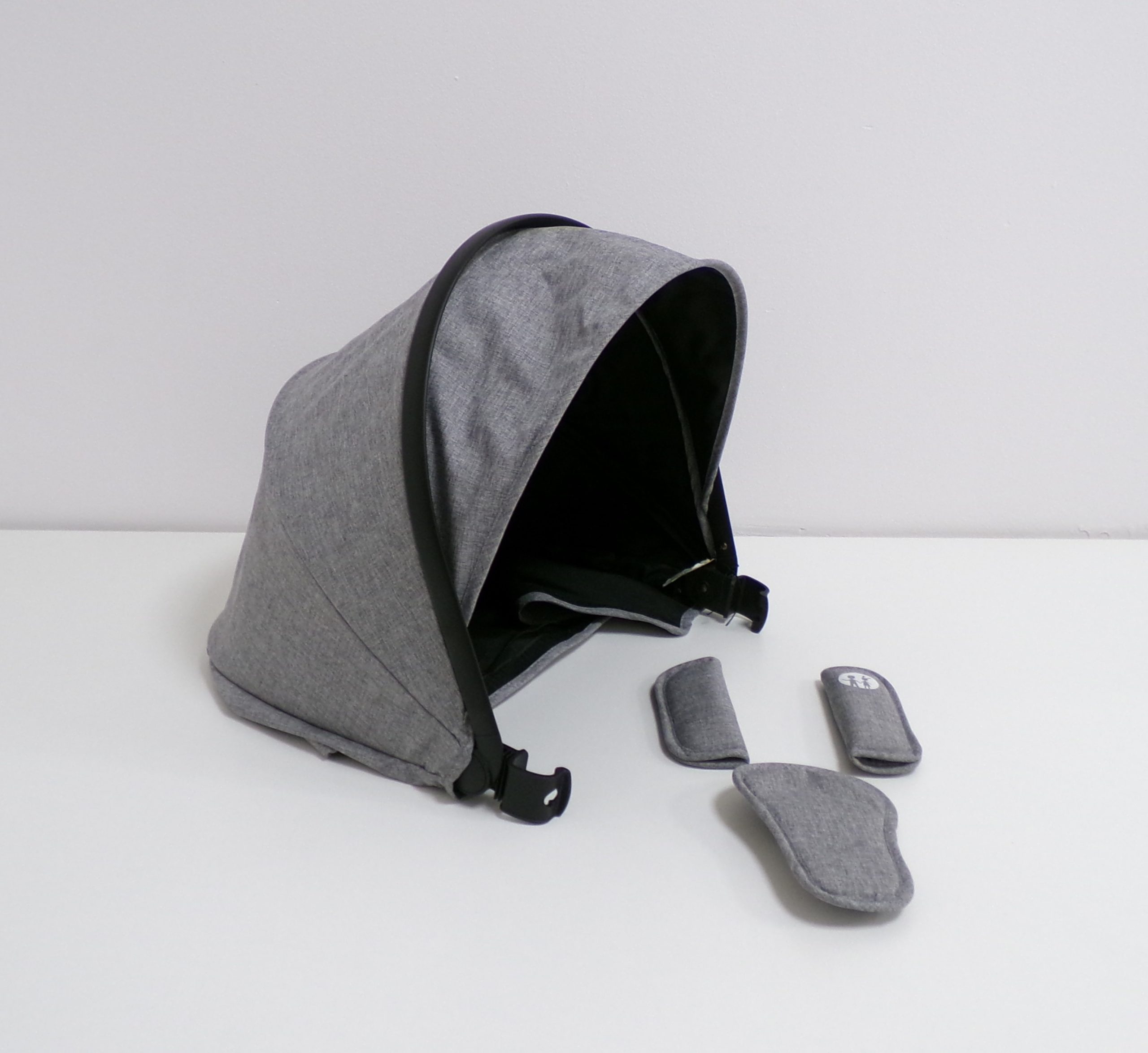 PETITE&MARS Stříška + polstrování Street - Shadow Grey