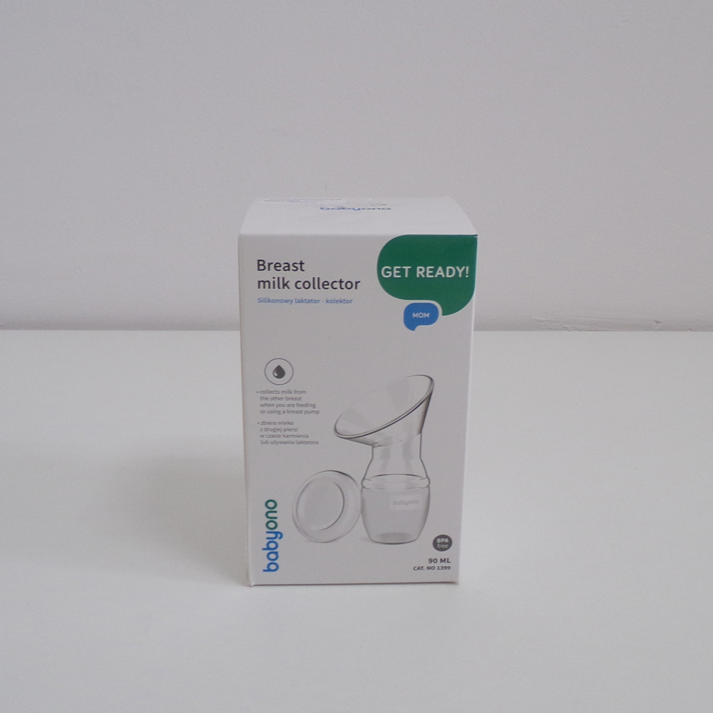 BABYONO Sběrač mateřského mléka jednodílný silikonový 90 ml