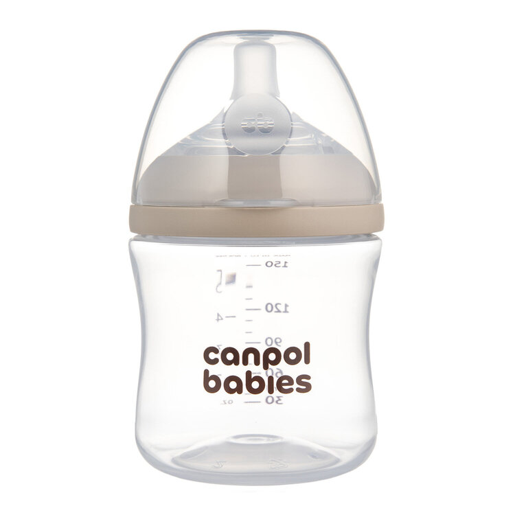 CANPOL BABIES Lahev antikoliková Natural shape 150 ml