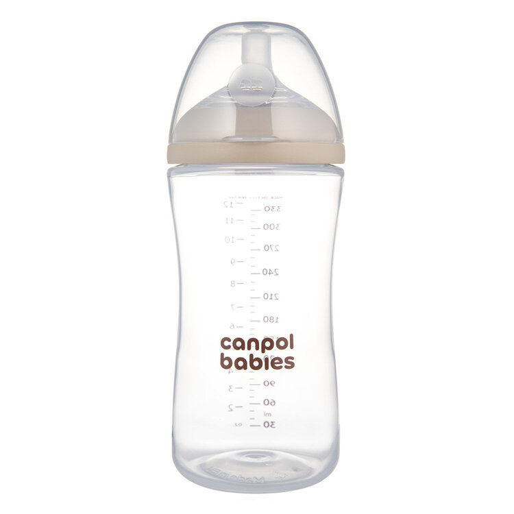 CANPOL BABIES Lahev antikoliková Natural shape 330 ml