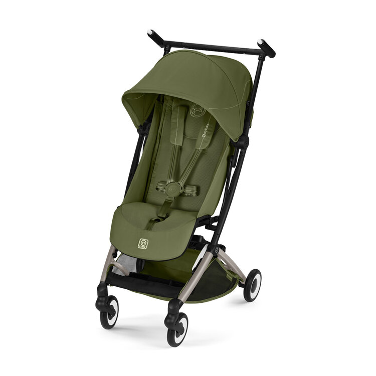 CYBEX Golfový kočárek Libelle Taupe - Moss Green Gold