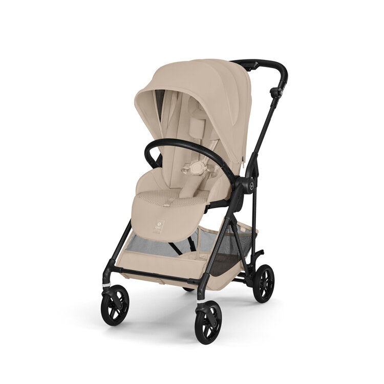 CYBEX Sportovní kočárek Melio Carbon Almond Beige Gold