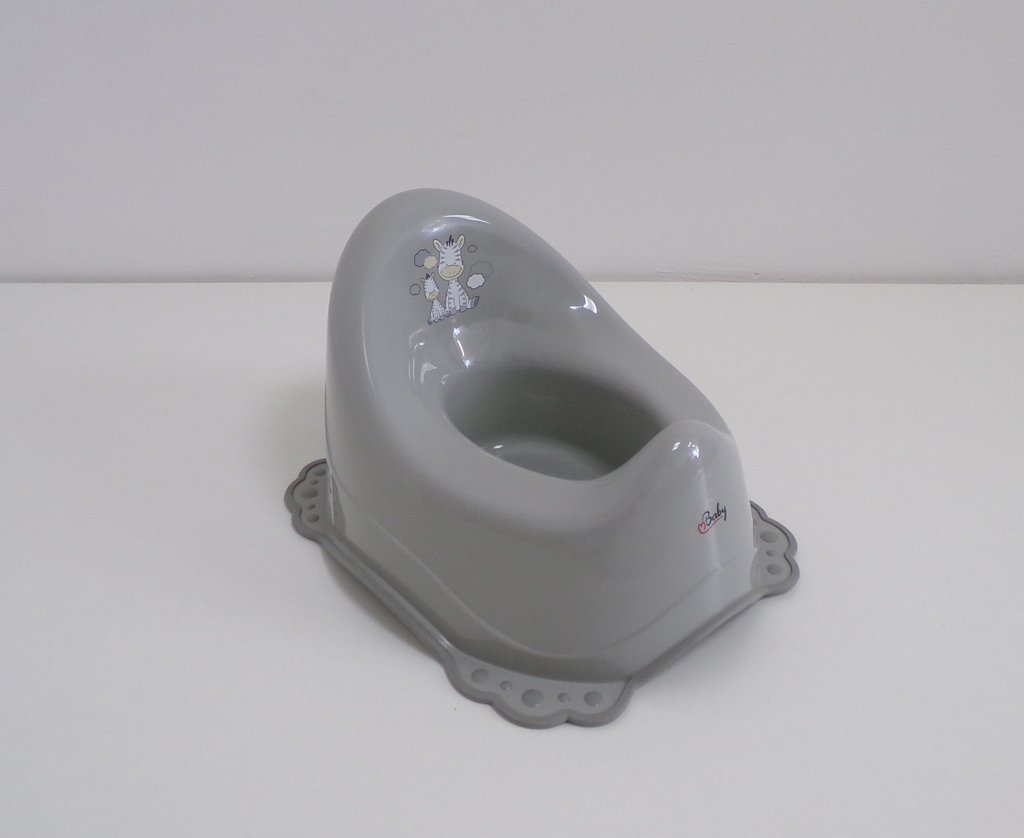 MALTEX Nočník protiskluzový s hudbou Zebra - grey