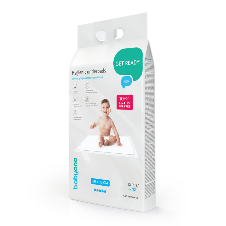 BABYONO Podložky přebalovací jednorázové 60x90 cm