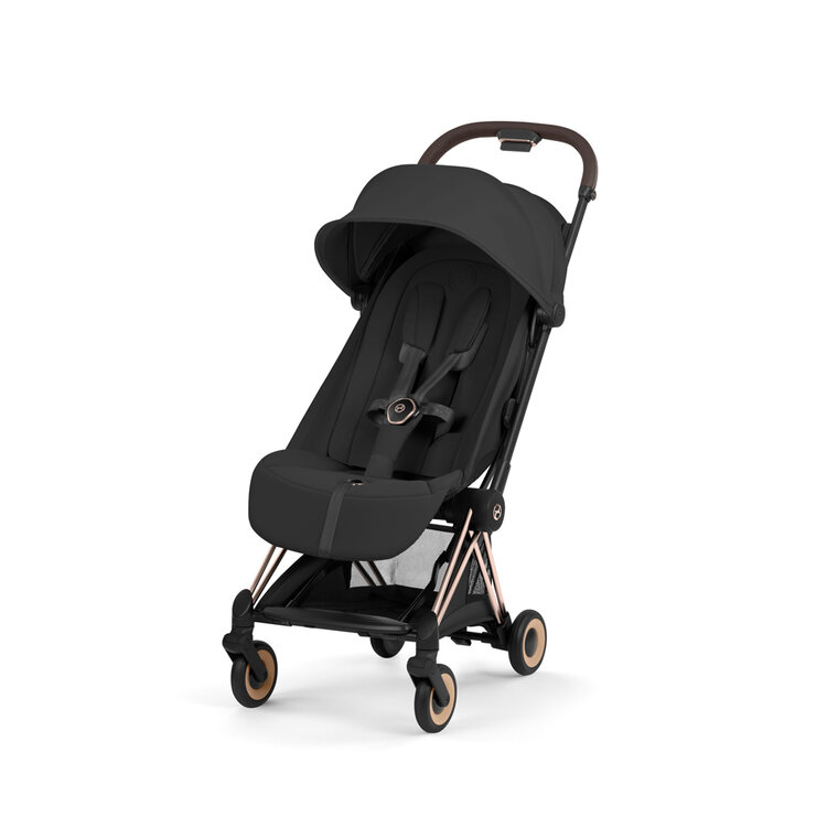 CYBEX Golfový kočárek Coya Style Collection Sepia Black (Rosegold Frame) 2026 Platinum
