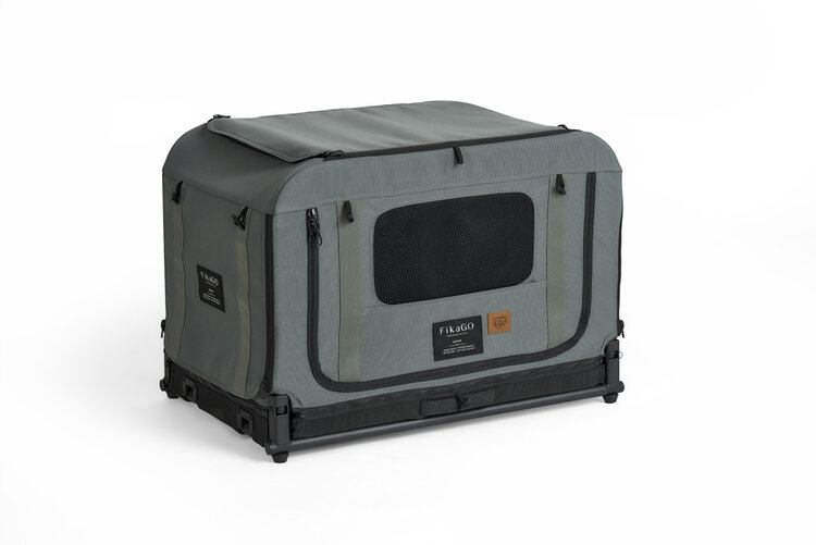 FIKAGO Skládací kennel přepravka Queen S Green