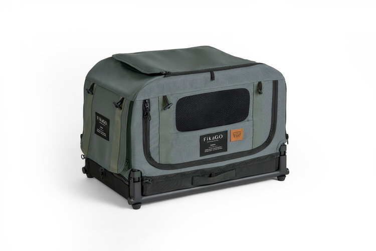 FIKAGO Skládací kennel přepravka Queen XS Green