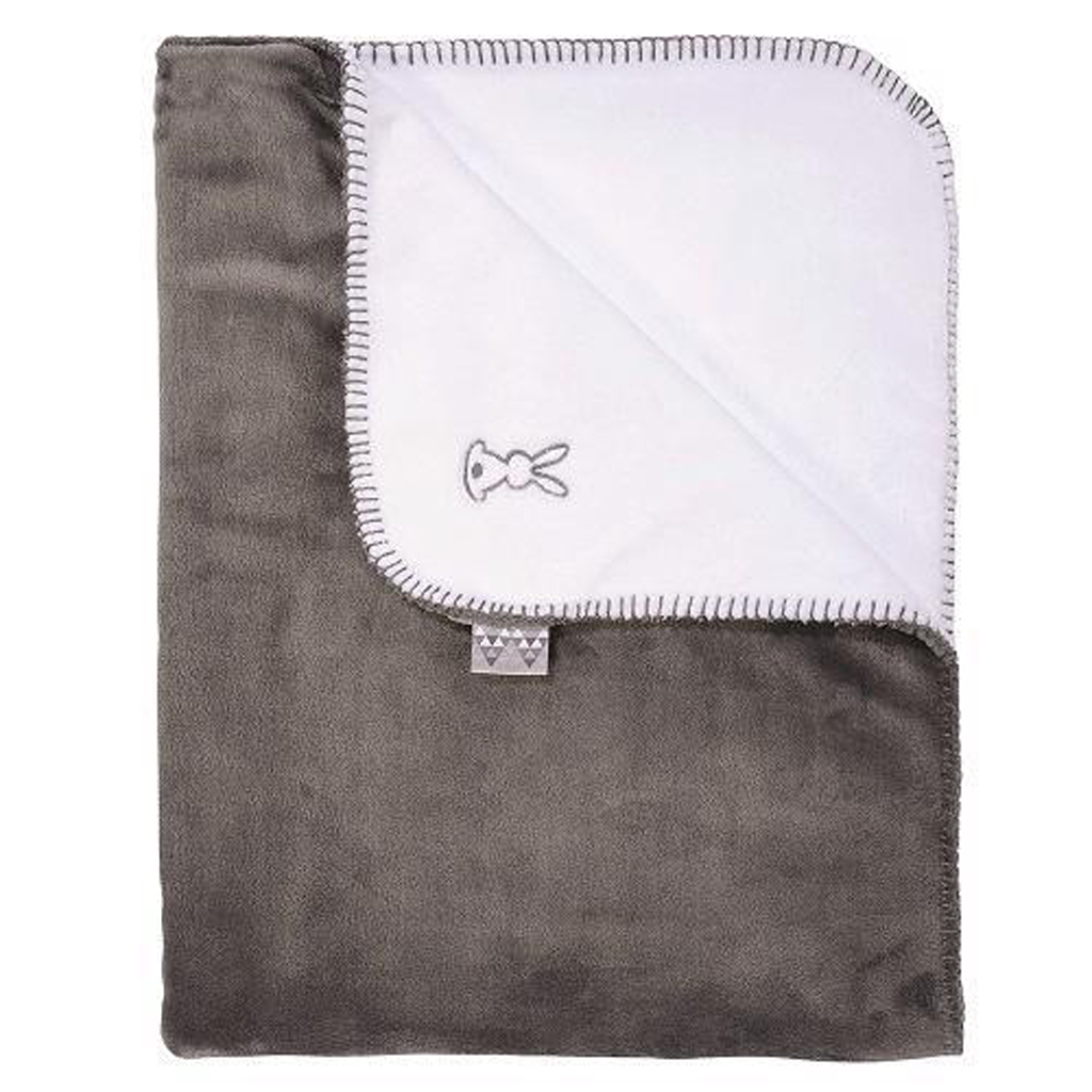 NATTOU Deka Lapidou 75x100 cm anthracite/white