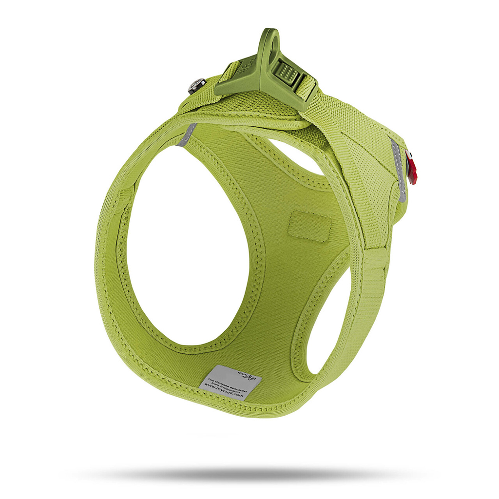 CURLI Postroj pro psy se sponou Air-Mesh Lime