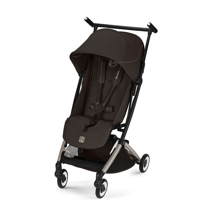 CYBEX Golfový kočárek Libelle Chocolate Brown Gold (Taupe Frame) Gold