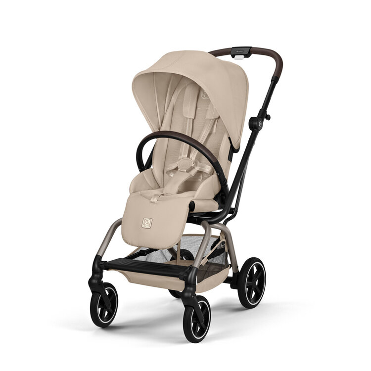 CYBEX Sportovní kočárek Eezy S Twist+ 2 Taupe - Almond Beige Gold