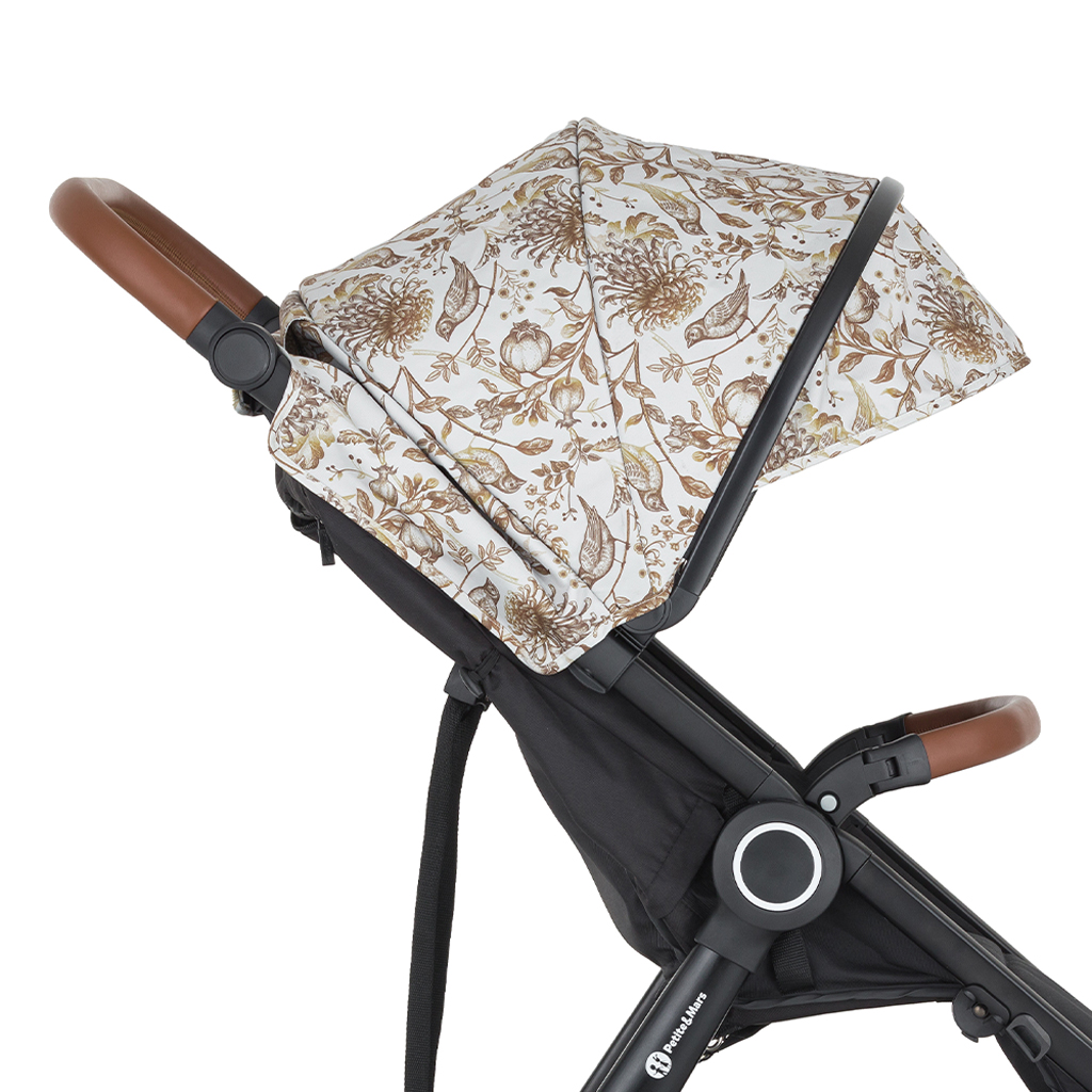 PETITE&MARS Stříška na kočárek Street+/Street2 Limited 100 Elegant Birds