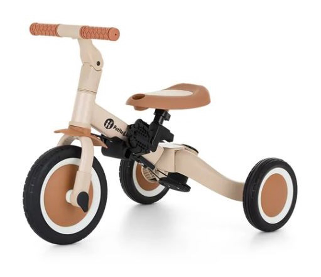 PETITE&MARS Tříkolka multifunkční 5v1 Turbo Desert Sand