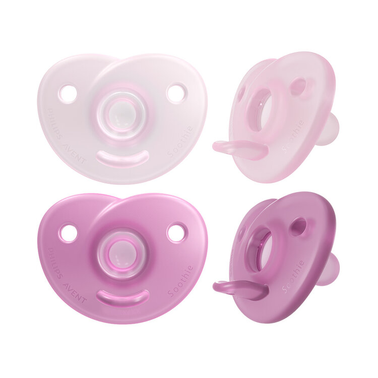 Philips AVENT Šidítko Soothie 0-6m dívka