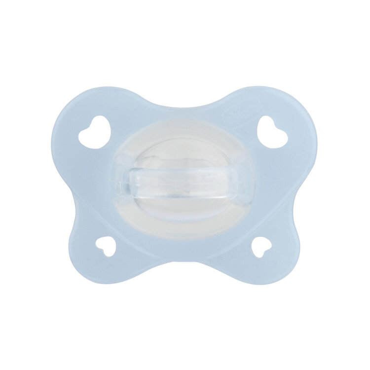 CHICCO Dudlík PhysioForma® Dual Soft modrý 0-2m