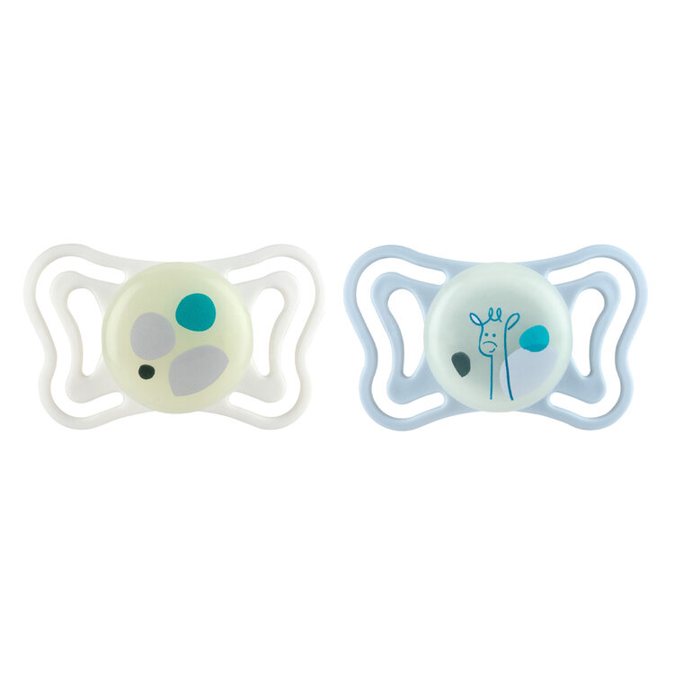 CHICCO Dudlíky Physioforma Light silikonové ortodontické neutral 2-6m