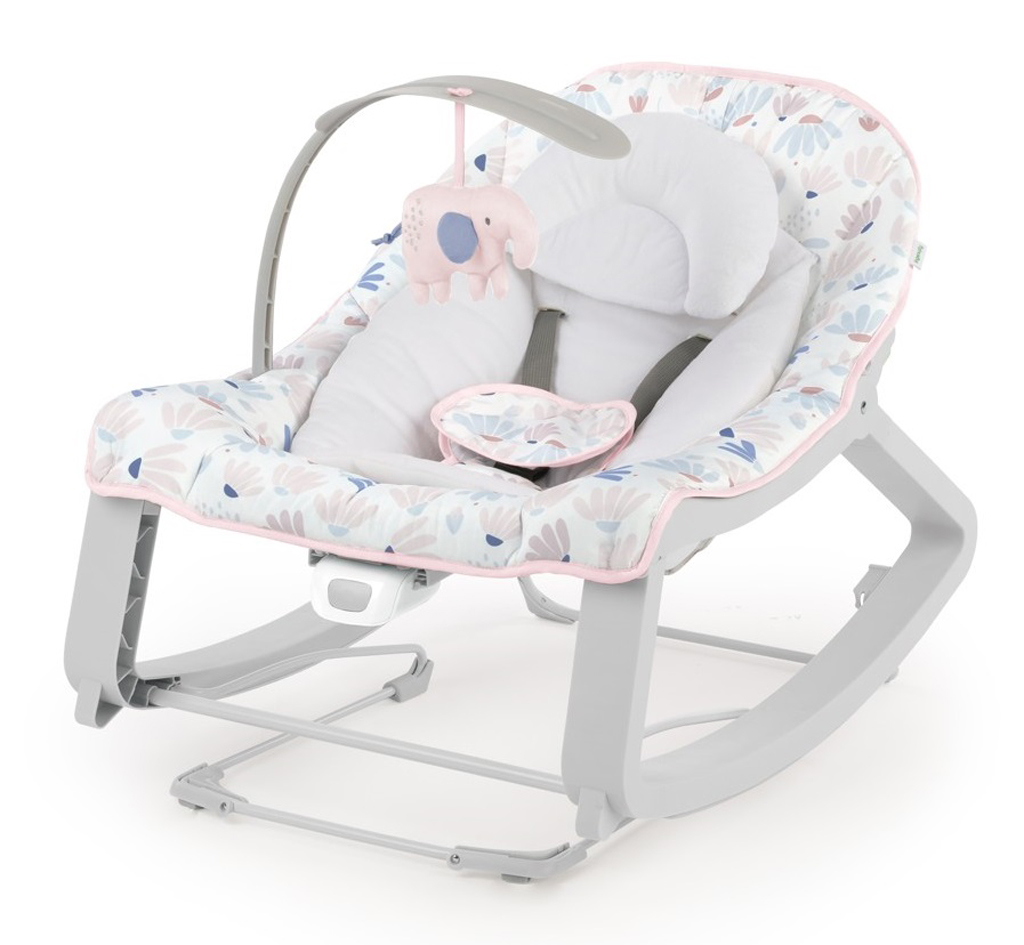 INGENUITY Houpátko vibrující 3v1 Keep Cozy Burst 0m+ do 18 kg