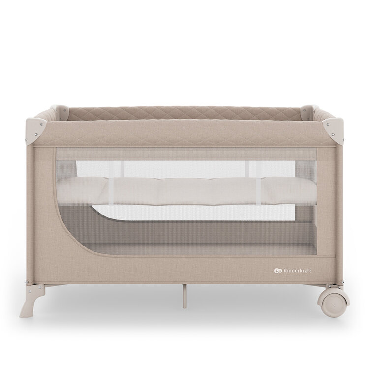 KINDERKRAFT Postýlka cestovní Leody Up Beige
