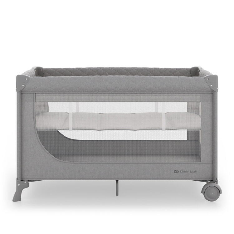 KINDERKRAFT Postýlka cestovní Leody Up Grey