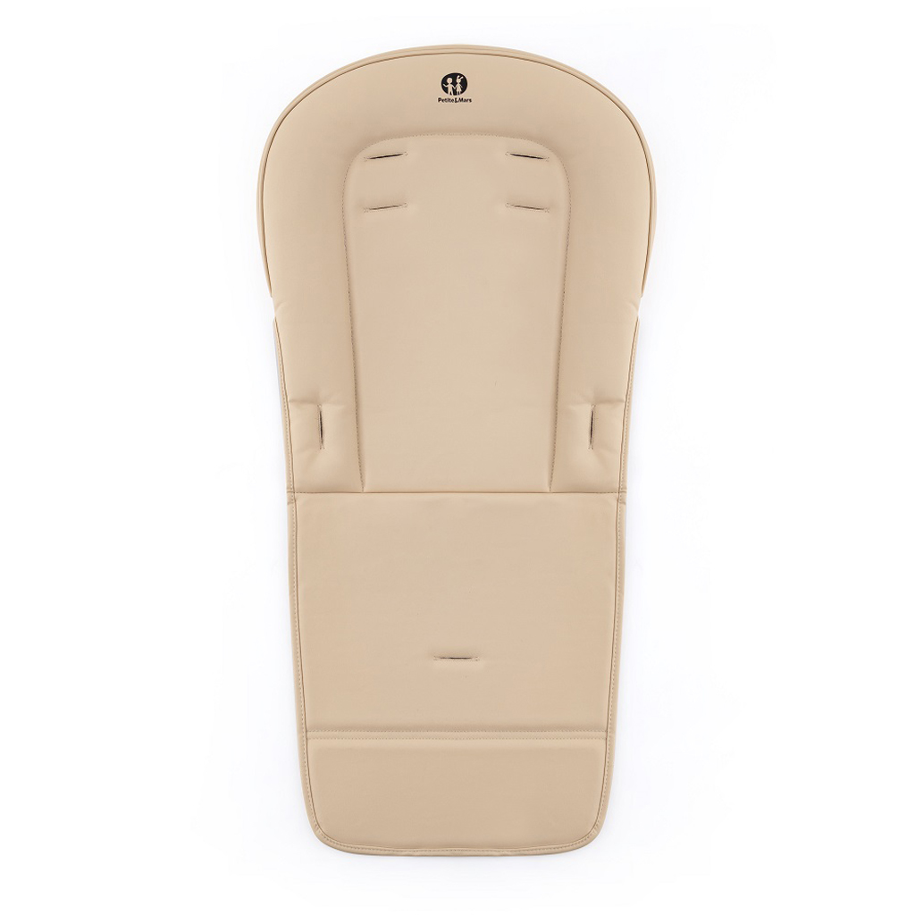 PETITE&MARS Potah sedáku a podnos k dětské židličke Gusto Pastel Beige