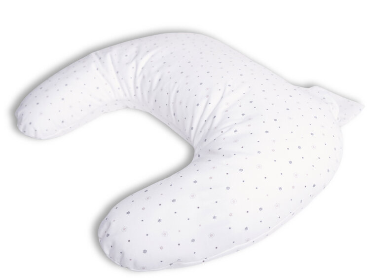 BABYMATEX Polštář na kojení polohovací miniRelax Jersey 150cm Hvězdičky