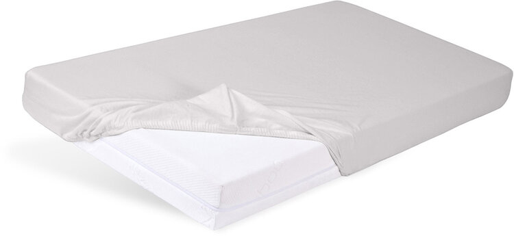 BABYMATEX Prostěradlo napínací Jersey 60x120cm světle šedé
