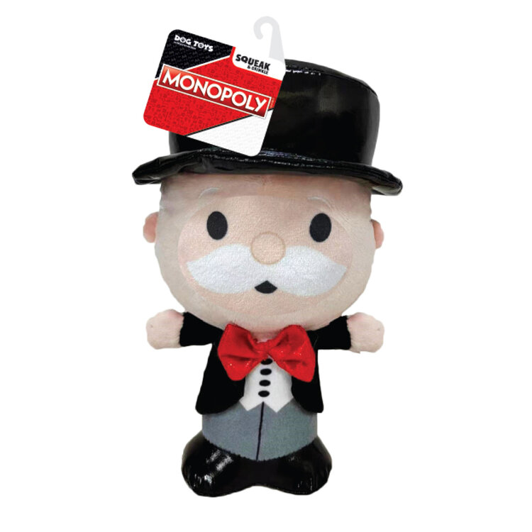 HASBRO Hračka pro psy Monopoly Mr. Money – 18 cm