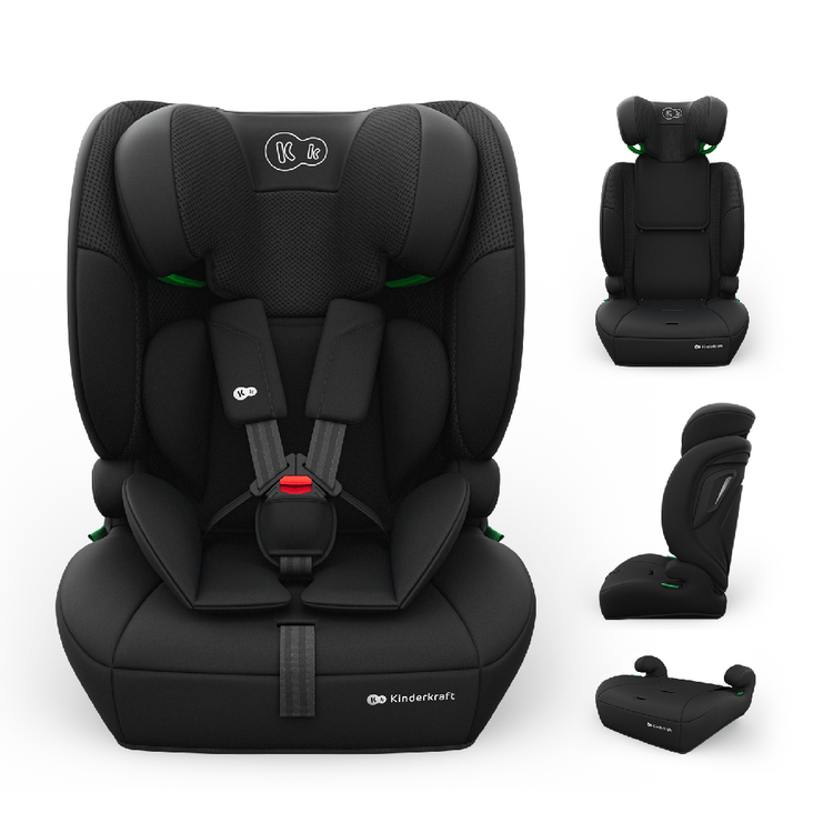 KINDERKRAFT Autosedačka Comfort Up 2 Plus i-Size (76-150 cm) Black