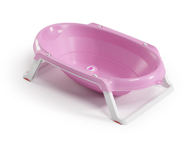 OK BABY Vanička skládací protiskluzová Onda Slim 0–12m Pink