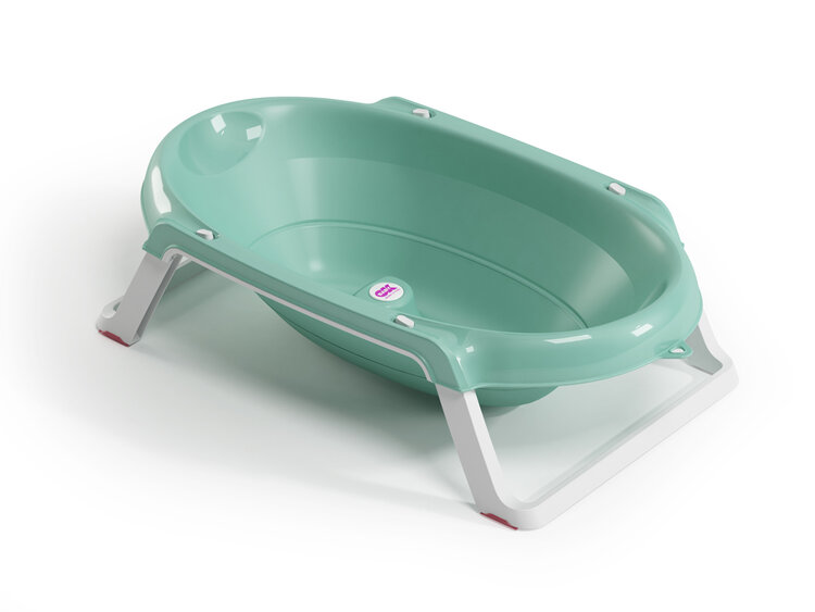 OK BABY Vanička skládací protiskluzová Onda Slim 0–12m Sky blue