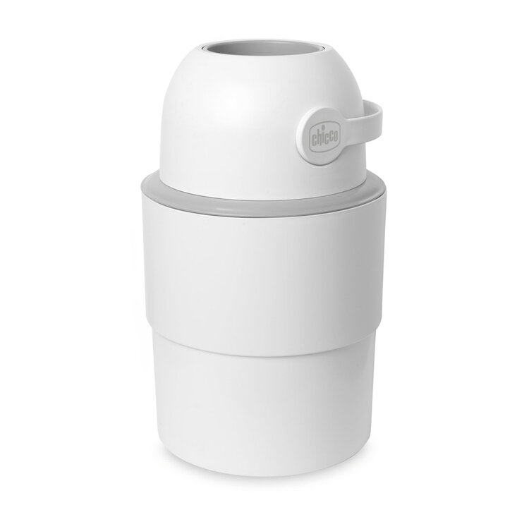CHICCO Koš na plenky teleskopický Odour Off na odstranění zápachu White