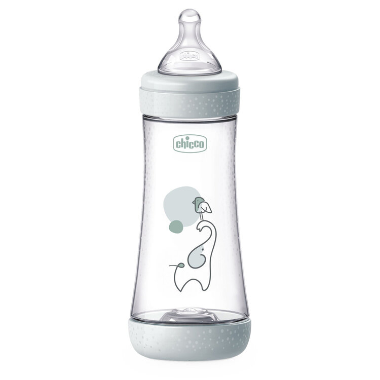 CHICCO Láhev kojenecká antikoliková Perfect5 300 ml neutral rychlý průtok 4m+