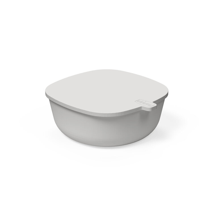CHICCO Miska s víkem stohovatelná grey 6m+