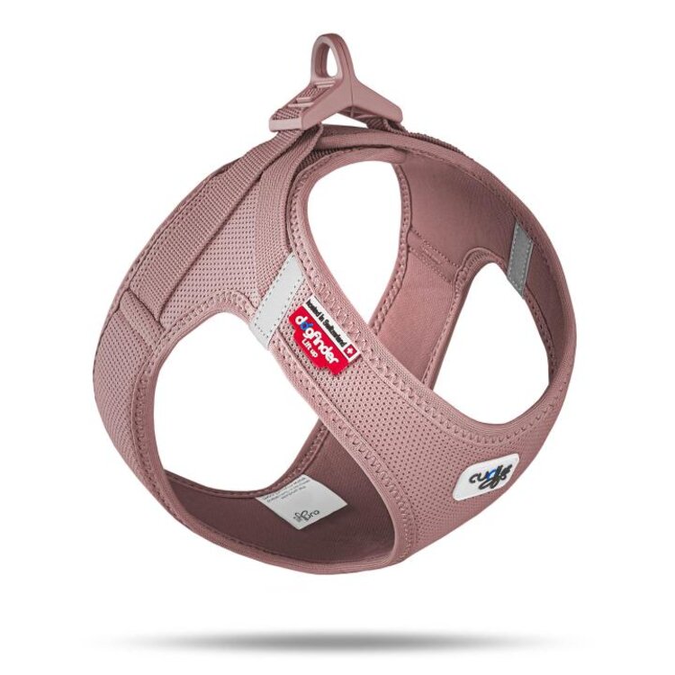 CURLI Postroj pro psy se sponou Air-Mesh Rose 2XS