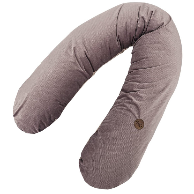 EKO Polštář ke kojení bavlněný Velvet Dark Pink 180cm