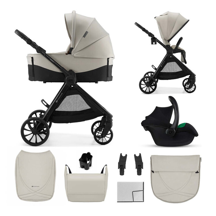 KINDERKRAFT Kočárek kombinovaný Vesto 2 3v1 Beige