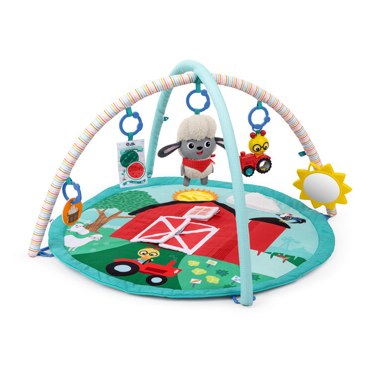 BABY EINSTEIN Deka na hraní pro rozvoj motoriky a smyslů Happy Harvest™ Touch & Feel