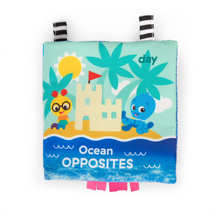 BABY EINSTEIN Měkká kniha plná aktivit Ocean Opposites™