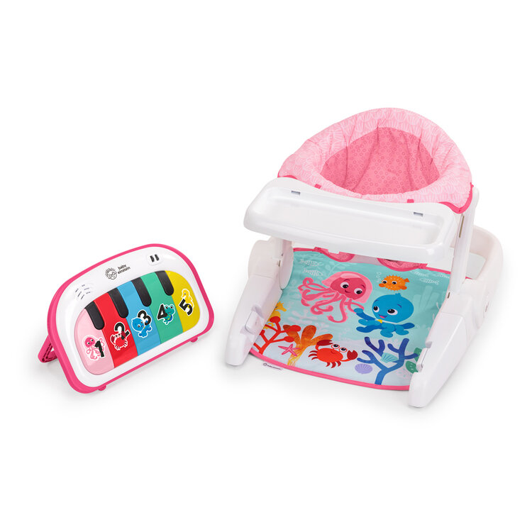 BABY EINSTEIN Sedák interaktivní 4v1 Tappin' Tunes™ Learn-to-Sit™