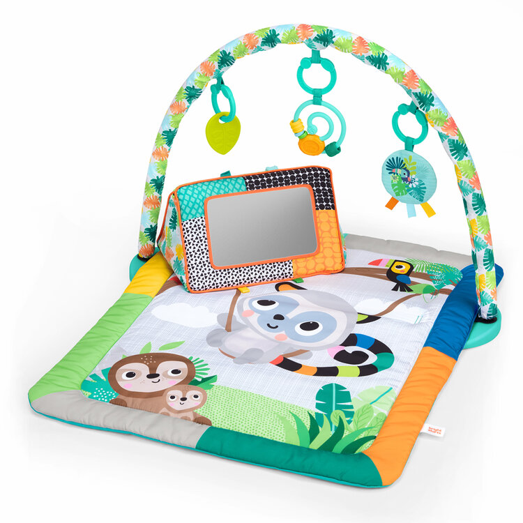 BRIGHT STARTS Deka na hraní pro rozvoj motoriky a smyslů Tropical Treetop™