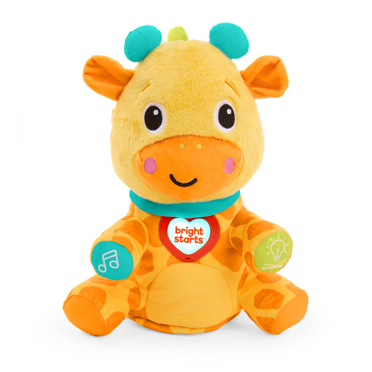 BRIGHT STARTS Hračka interaktivní vzdělávací Chat & Cuddle Giraffe™