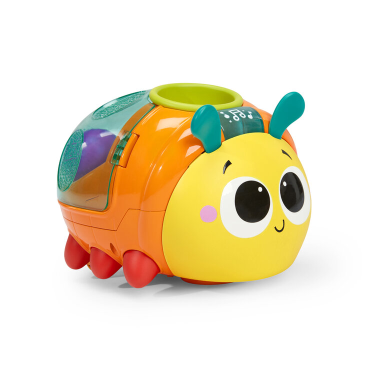 BRIGHT STARTS Hračka vkládací interaktivní s míčky Spin 'n' Chase Bug™