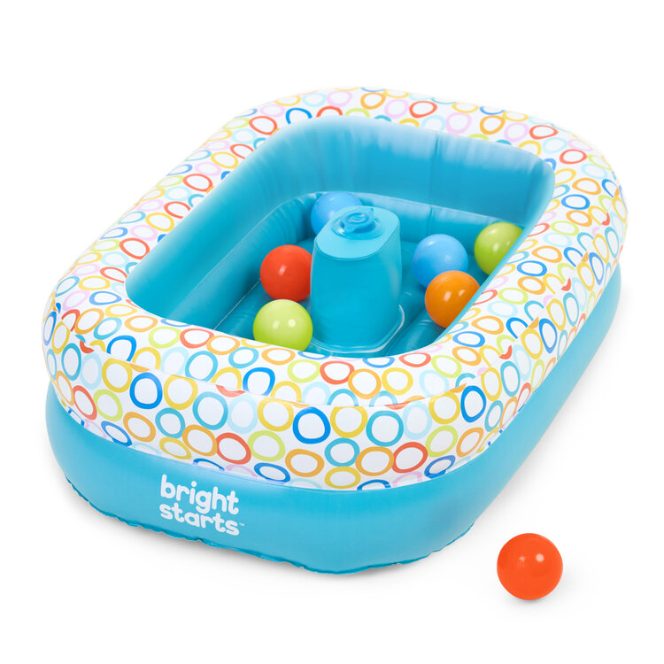 BRIGHT STARTS Vanička a bazén s míčky Bathe & Giggle™ 2 v 1